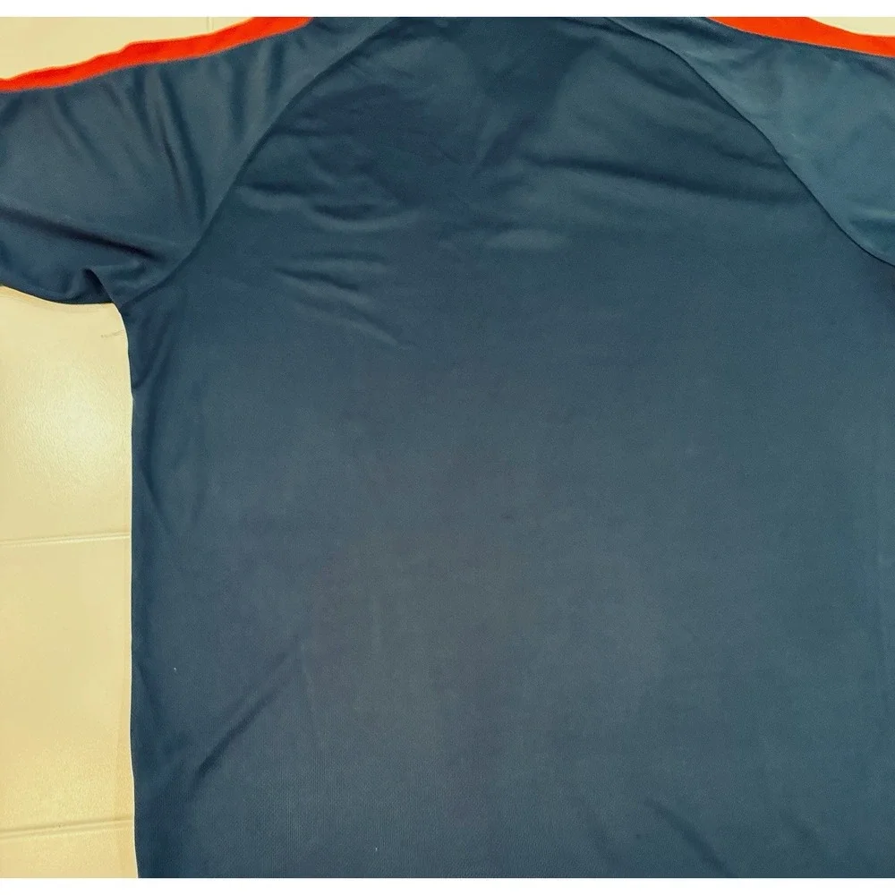 Nike Dri-FIT Atlanta Braves Men Polo Shirt XL Navy Blue MLB Short Sleeve